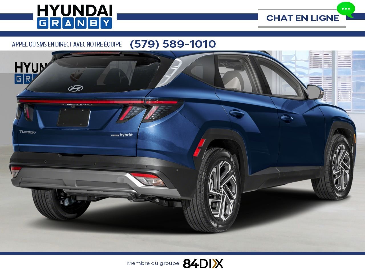 HYUNDAI Tucson hybride 2025 Bleu océan Granby - photo #2