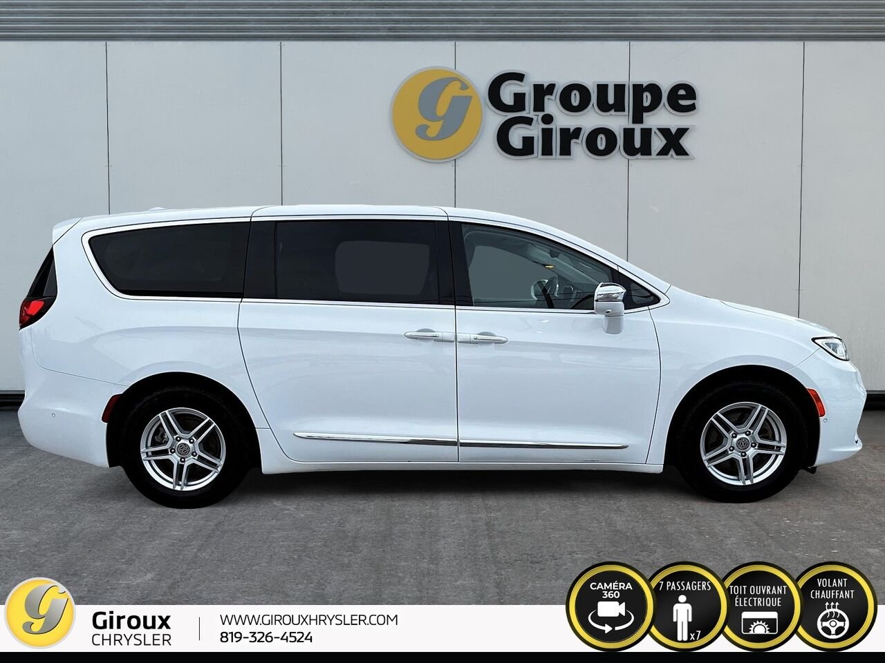2022 Chrysler Pacifica Hybrid White Sainte-Agathe-des-Monts - photo #4