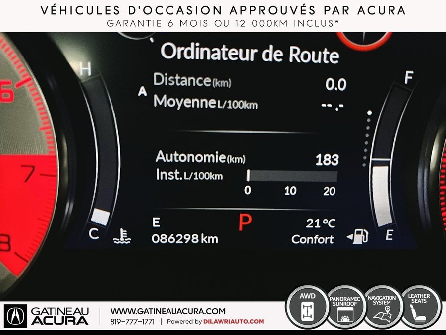 Acura RDX *** CLEAN CARFAX + BAS KILOMÉTRAGE *** 2019 Blanc