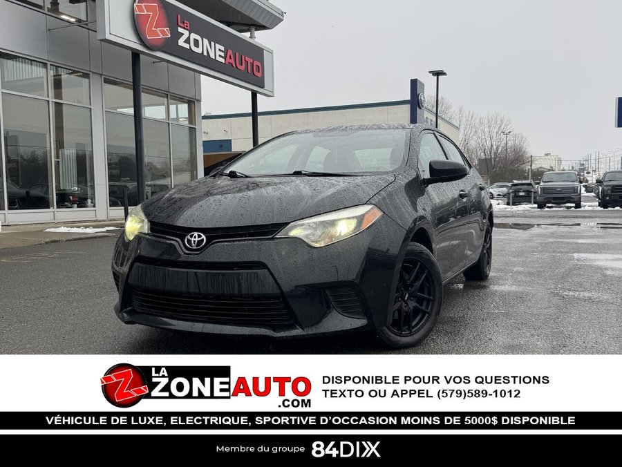 Toyota Corolla 2015 2015 Noir