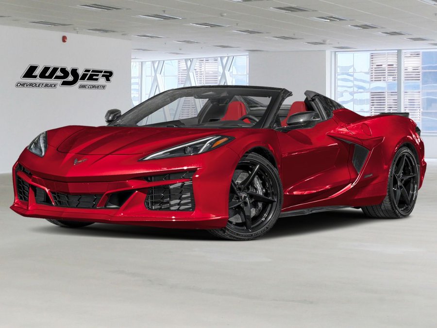 Chevrolet Corvette E-Ray cabriolet 2 portes avec 2LZ 2025 Teinte rouge brume métallisé