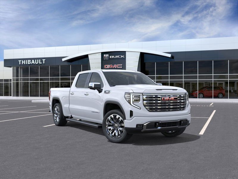 GMC Sierra 1500 Denali cabine multiplace 4RM 157 po 2026 BLANC GLACIER, TRIPLE COUCHE