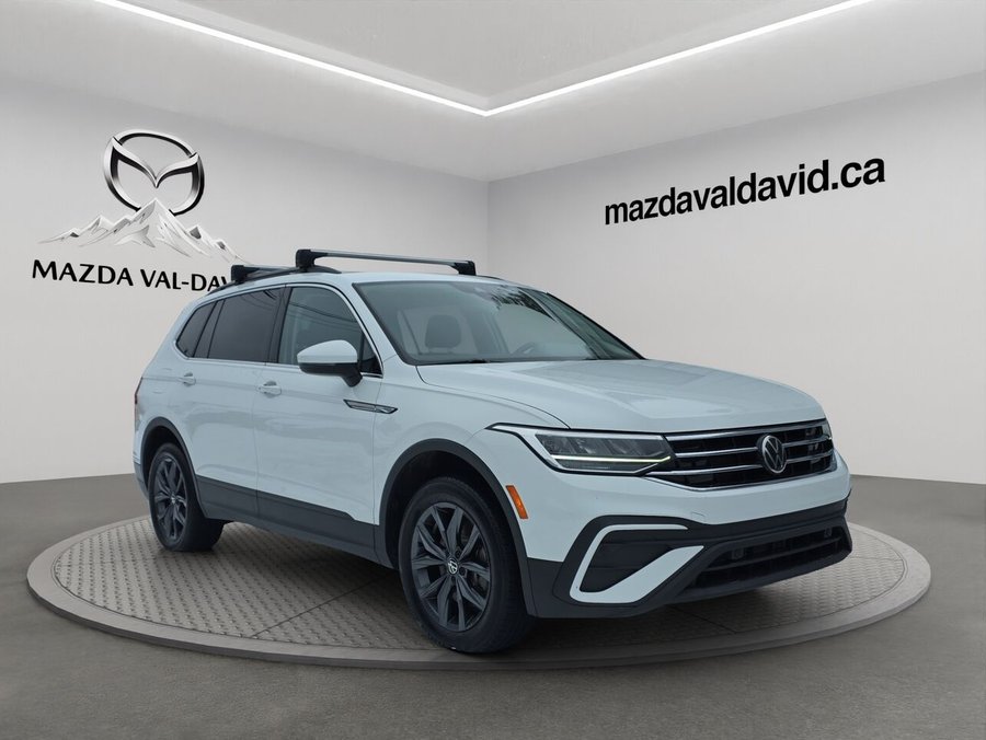 2022 Volkswagen Tiguan Comfortline 4MOTION, Cruise control, Volant chauffant, Apple Carplay White