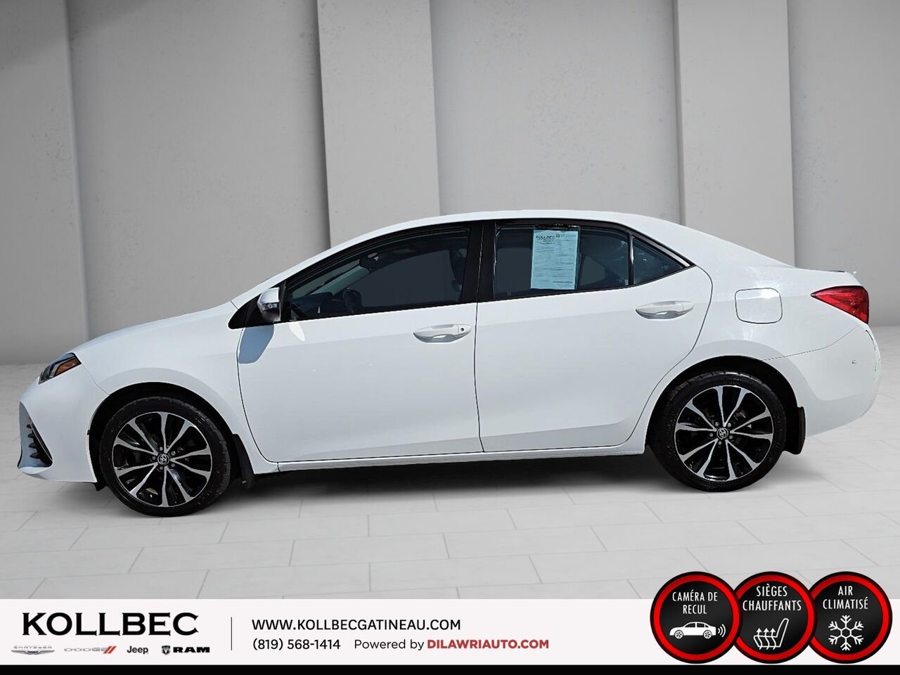 TOYOTA COROLLA SE 2018 Blanc Ottawa & Gatineau - photo #19