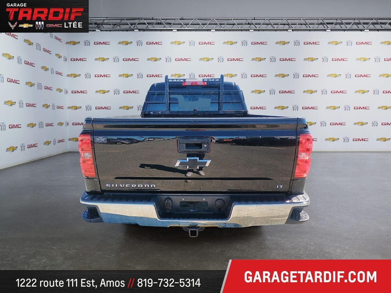 CHEVROLET SILVERADO 1500 4RM, EMP. COURT, CABINE 45178C 2018 Noir Amos - photo #2
