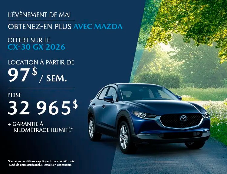 AJM CX 30 promo 0526 FR