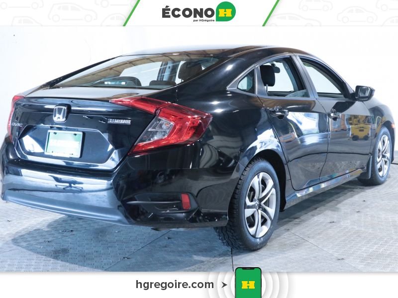 Honda Civic 822001 | LX AUTO GR ÉLEC A/C BLUETOOTH CAMÉRA 2017 Noir Laval - photo #7