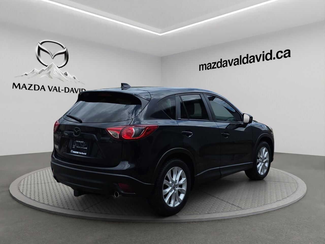 Mazda CX-5 Traction intégrale, 4 portes, boîte automatique, GT, Toit ouvrant, commande audio au volant 2013 Noir Val-David - photo #23