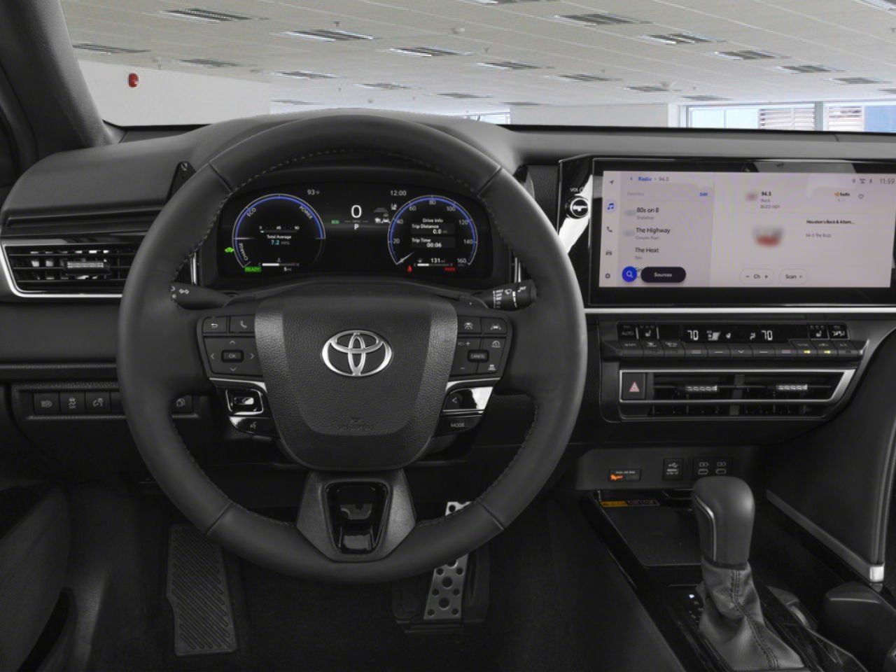 2026 TOYOTA Camry 19” Alloy Wheels + Panoramic Moonroof + Digital Key 1 + Front Ventilated Seats + 12.3” MID and Display, 9 speaker JBL Audio + Head Up Display + Panoramic View Monitor Come see it in our Showroom! Wind Chill Pearl w/Black Roof Mississauga - photo #11