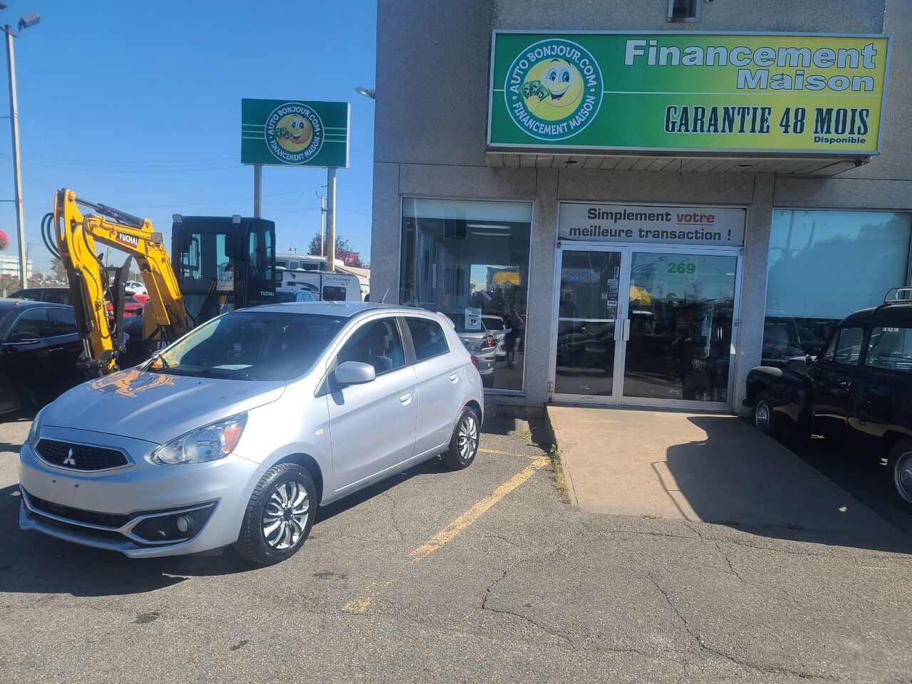 2020 Mitsubishi Mirage Grey  - photo #0