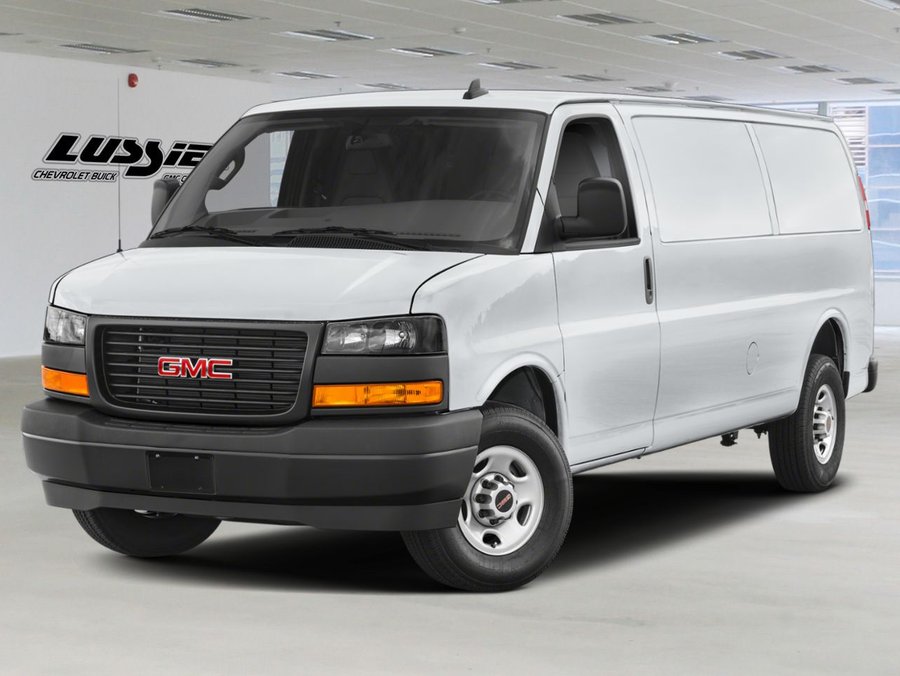 GMC Fourgonnette Savana utilitaire Traction arrière 2500 155 po 2026 Blanc sommet