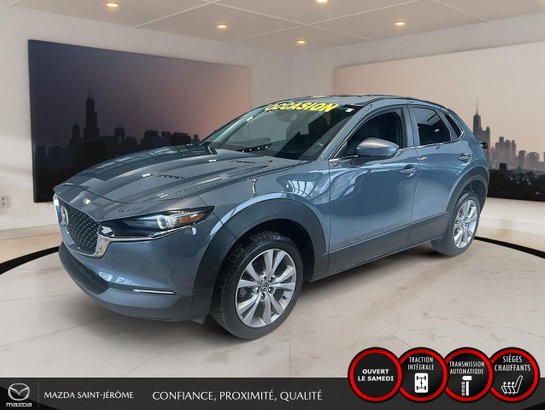 Mazda CX-30 GS | TOIT OUVRANT | CUIR | AWD 2022 Gris