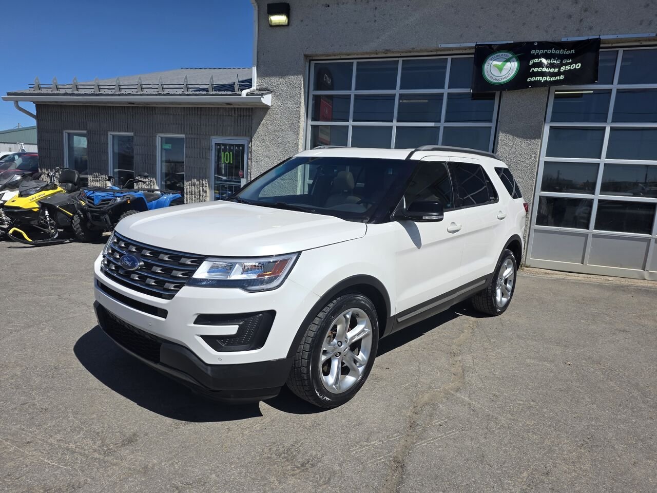 2017 Ford Explorer White  - photo #1
