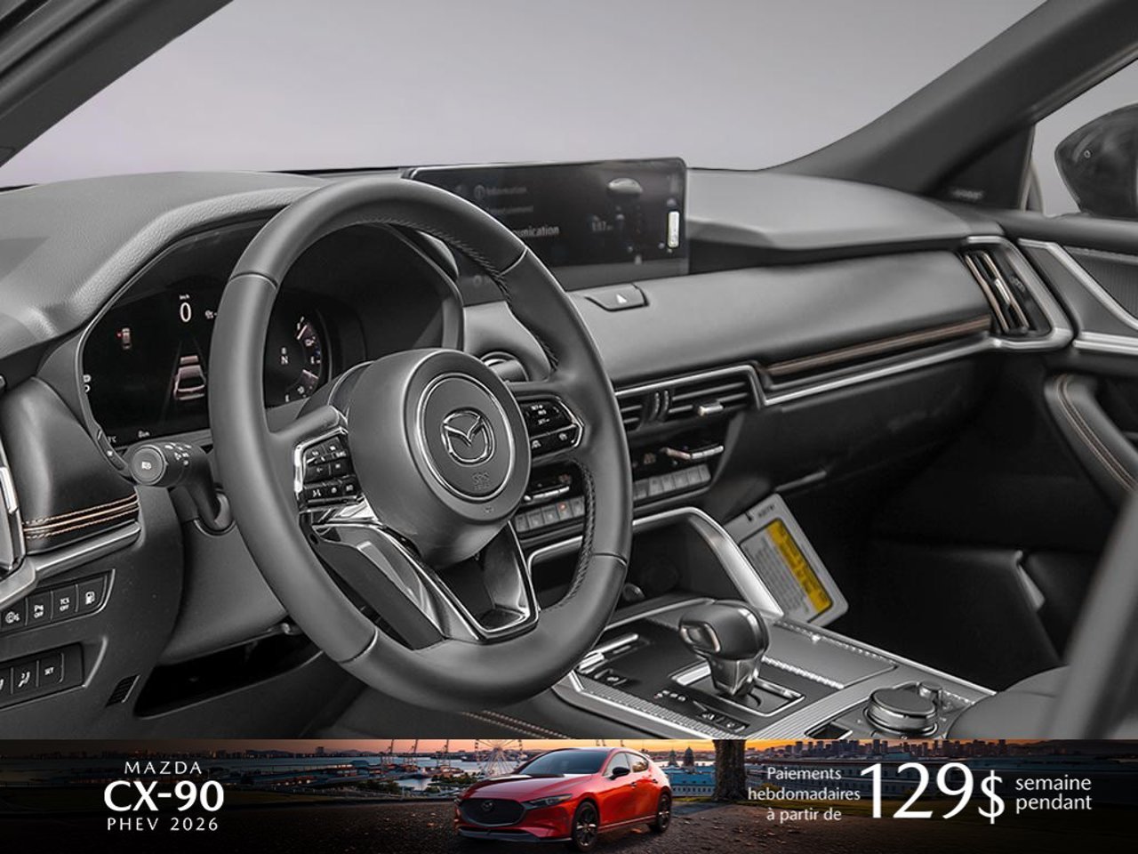 2026 Mazda CX-90 PHEV JM3KKDHAXT1399772 Deep Crystal Blue Mica Mirabel - photo #9