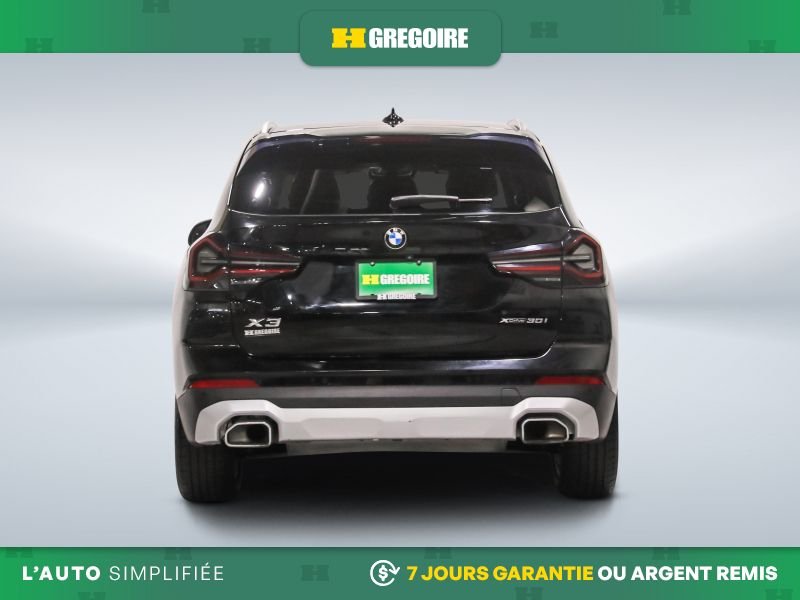 BMW X3 2022 Noir Blainville - photo #7