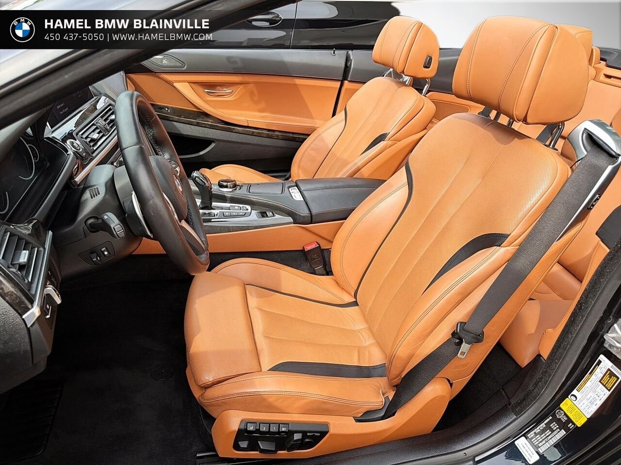 2017 BMW 6 Series Cabriolet 2 portes 650i xDrive à traction intégrale Black Blainville - photo #11
