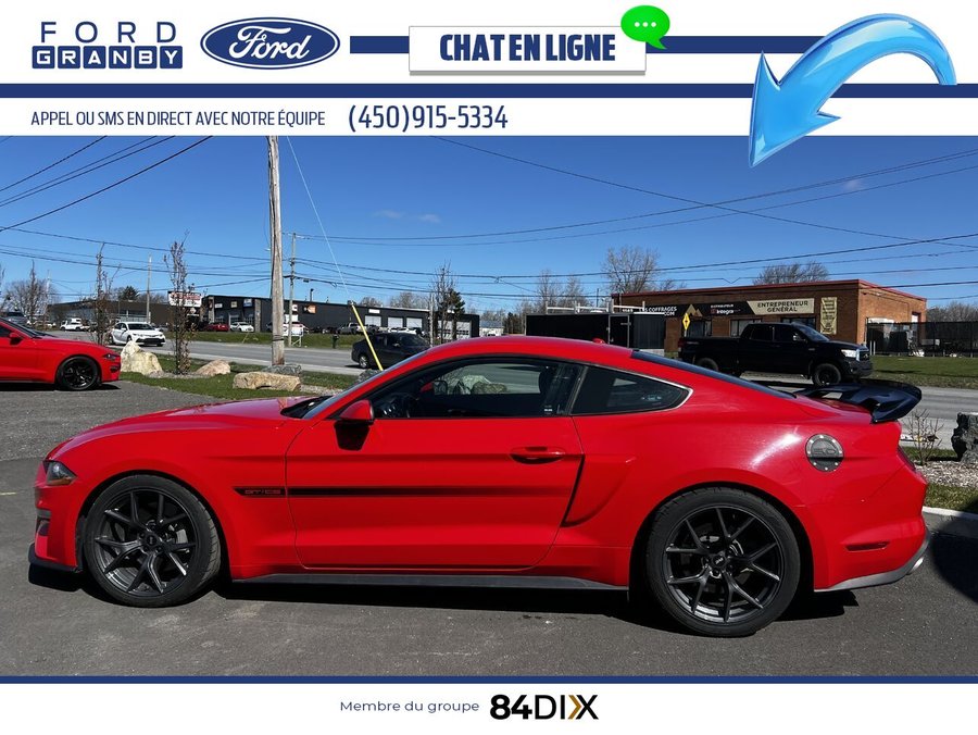 Ford Mustang GT à toit fuyant 2020 Rouge