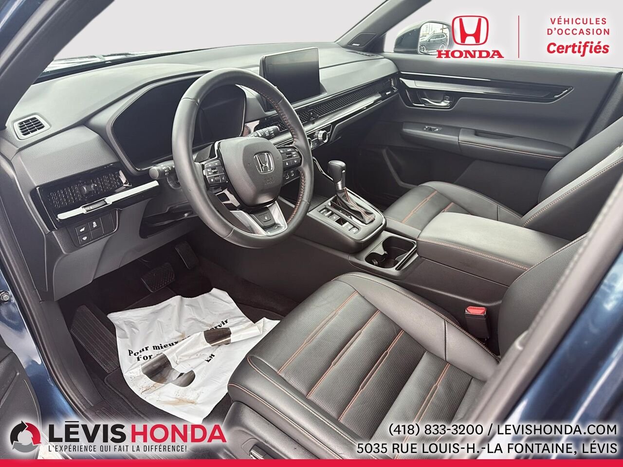 Honda CR-V Touring Hybride AWD Touring Traction Intégrale 2025 Bleu Lévis - photo #14