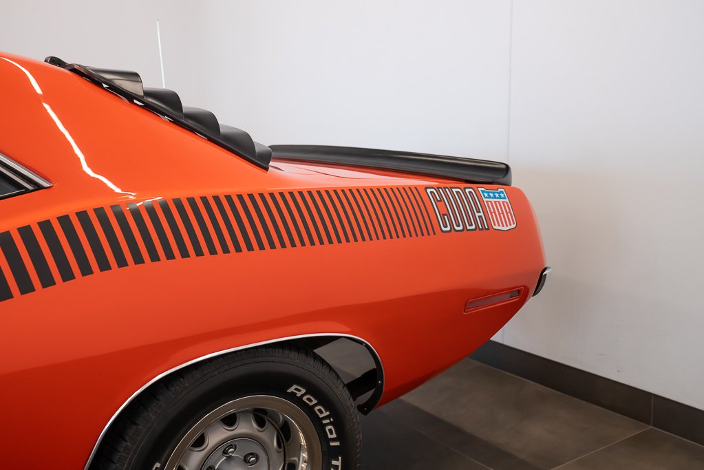 Plymouth AAR Cuda 1970 Orange Montréal - photo #46