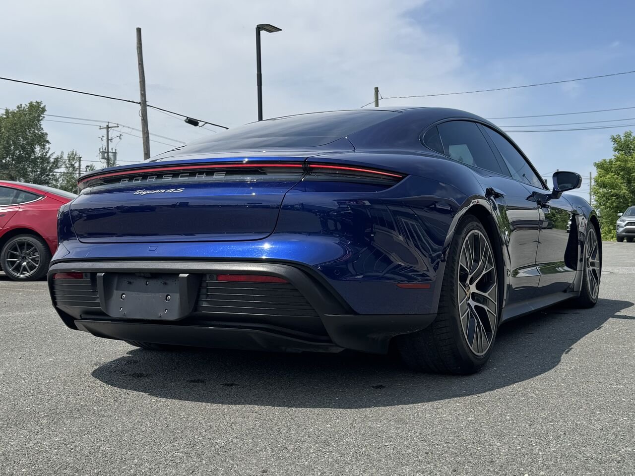 2020 Porsche Taycan 4S Blue Granby - photo #8