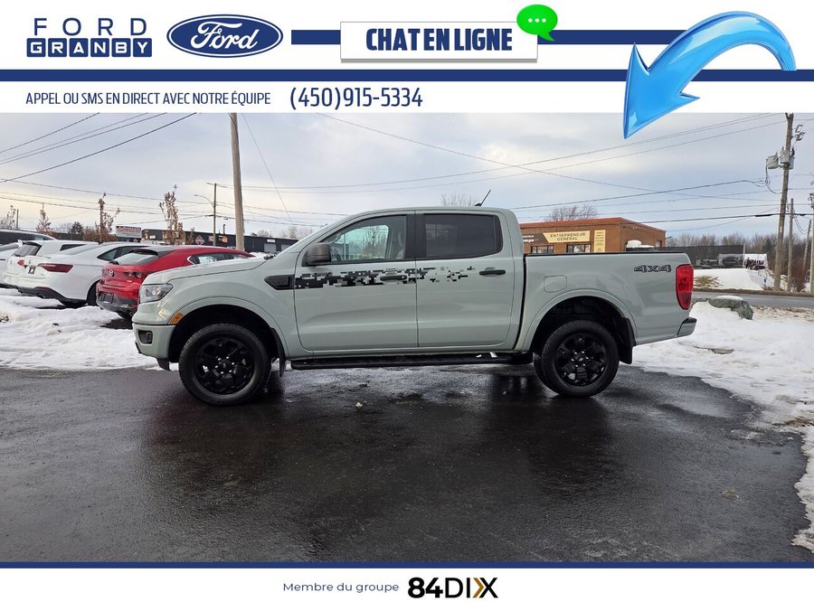Ford Ranger XLT SuperCrew 4RM caisse de 5 pi 2023 Gris