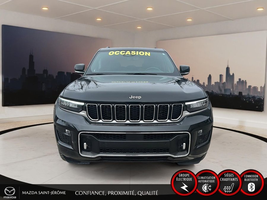 Jeep Grand Cherokee OVERLAND | TOIT PANO | NAVIGATION 2022 Noir
