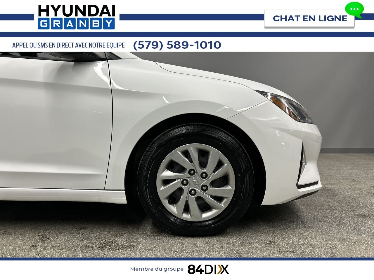 Hyundai Elantra 2020 Blanc Granby - photo #8