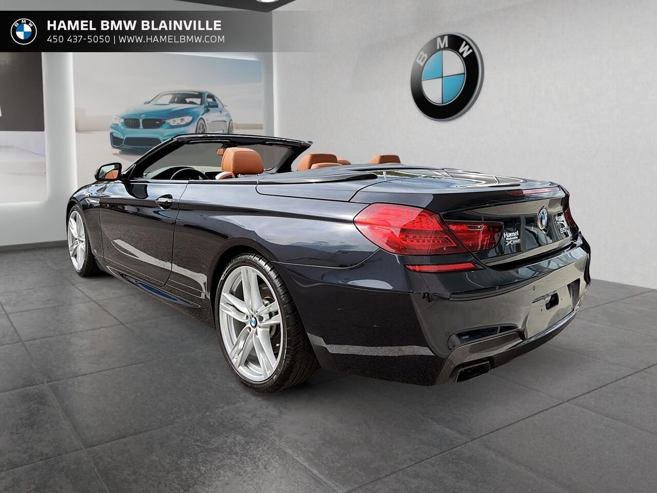 2017 BMW 6 Series Cabriolet 2 portes 650i xDrive à traction intégrale Black Blainville - photo #2
