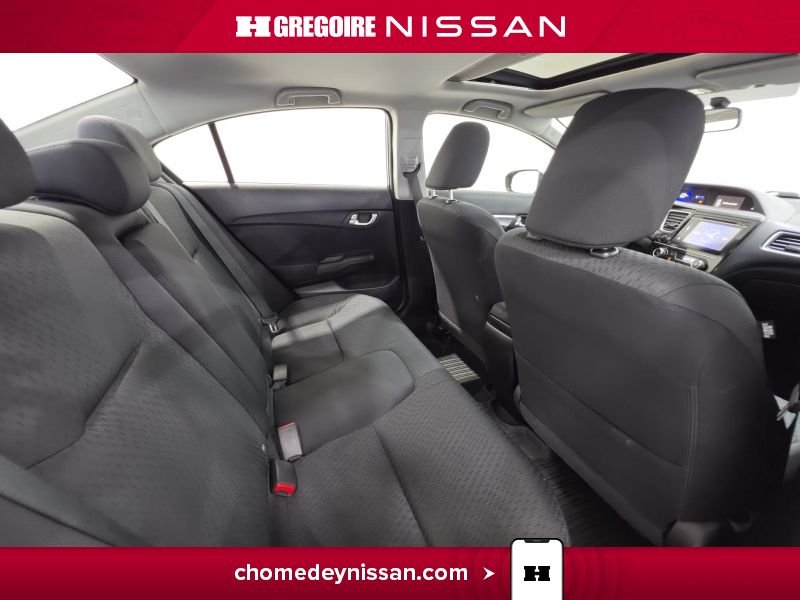 2015 Honda Civic Grey Blainville - photo #25
