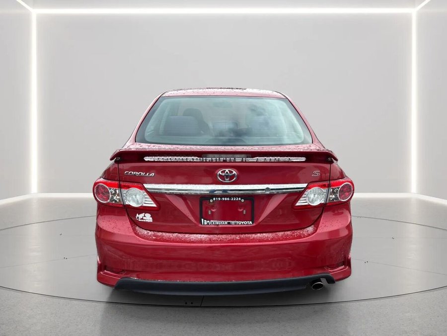 2012 TOYOTA COROLLA S MAN 2012 Red