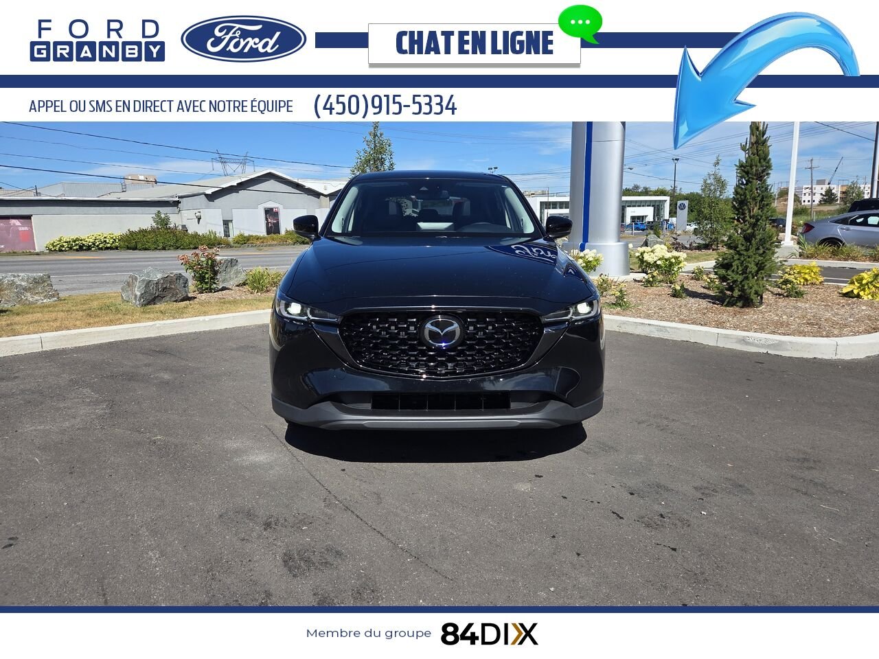 Mazda CX-5 2022 Noir Granby - photo #1