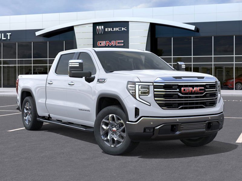 2026 GMC Sierra 1500 SLT cabine multiplace 4RM 157 po Glacier White Tricoat Sherbrooke - photo #6
