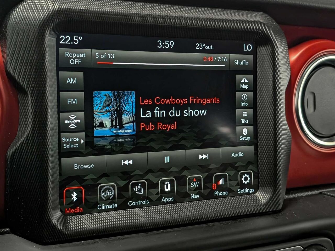 2023 Jeep GLADIATOR Rubicon Ensemble temps froid Bas Kilométrage Black Sherbrooke - photo #10
