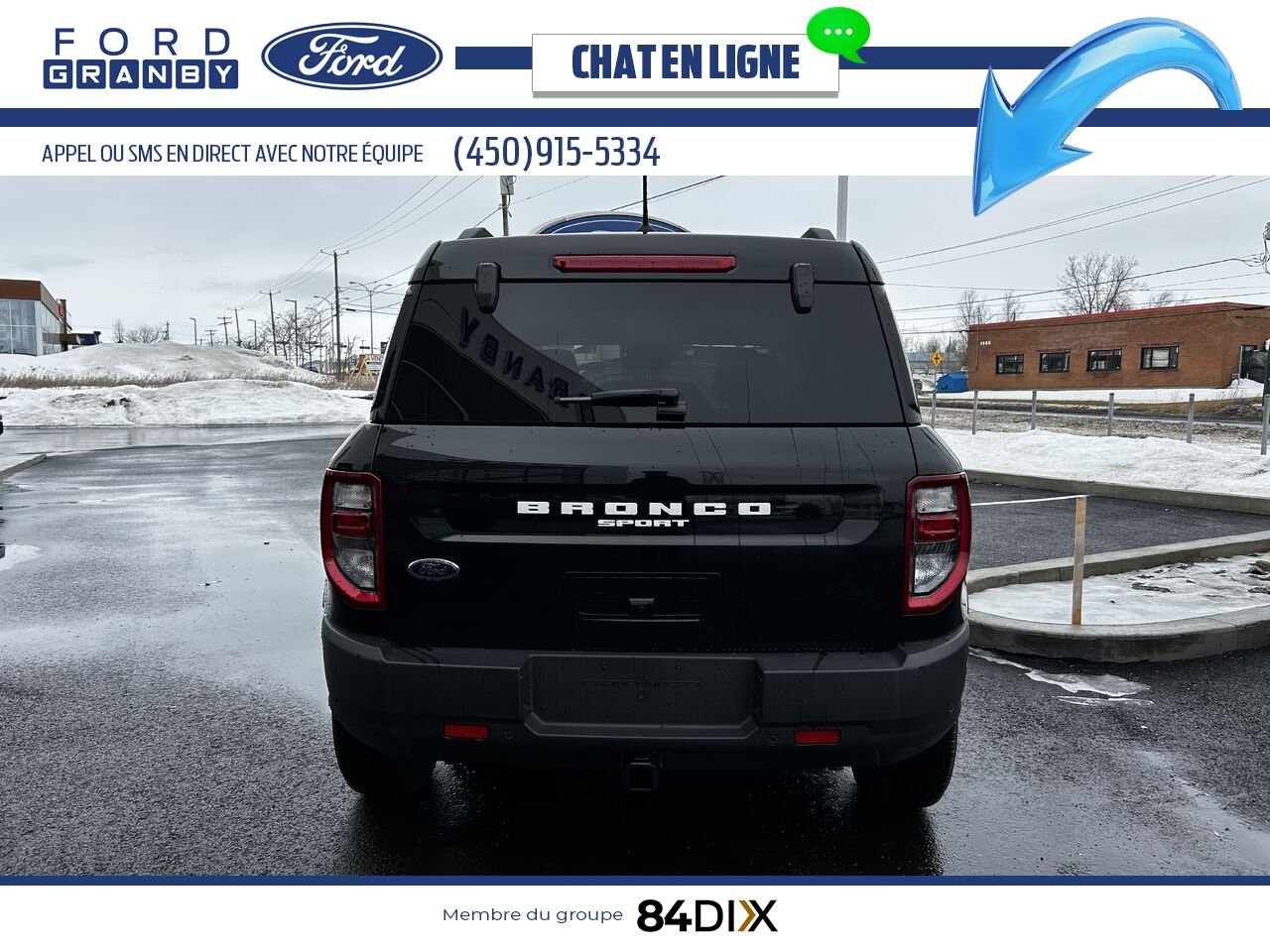 Ford BRONCO SPORT 2024 Noir Granby - photo #3