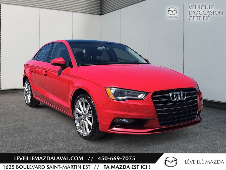 2015 Audi A3 2015 Red