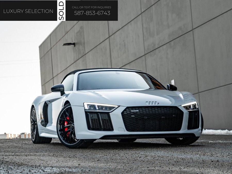 2017 Audi R8 Spyder 2017 White