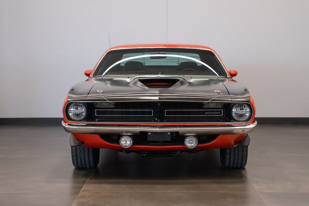 Plymouth AAR Cuda 1970 Orange Montréal - photo #1