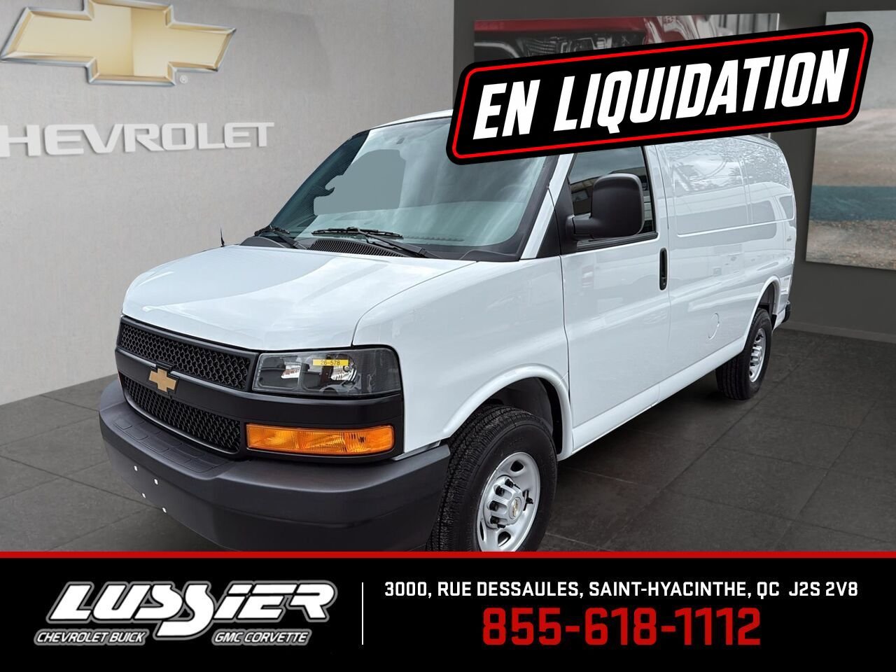 Chevrolet Fourgonnette Express utilitaire Traction arrière 2500 135 po 2026 BLANC SOMMET Saint-Hyacinthe - photo #0