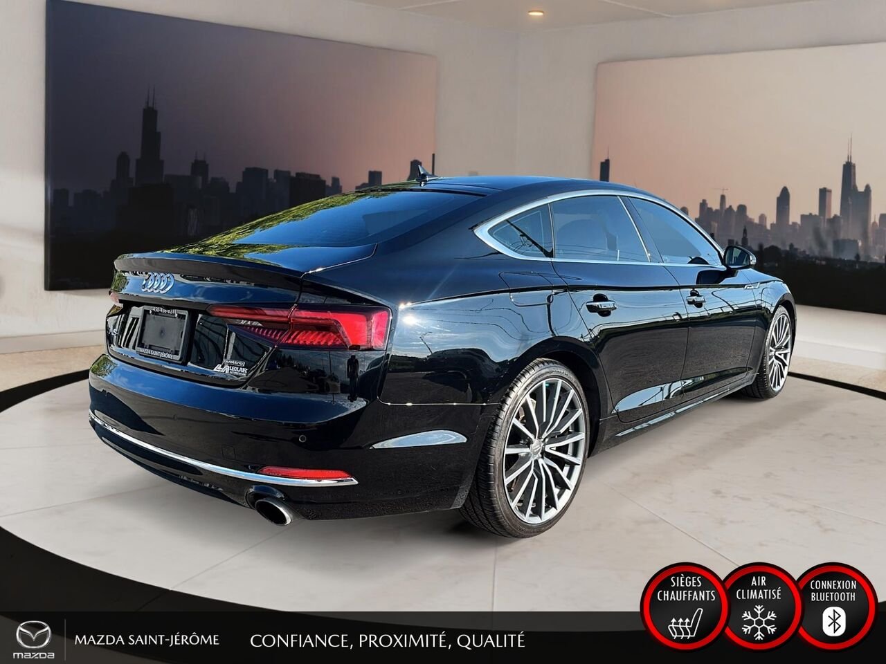 Audi A5 Sportback 2019 Noir Saint-Jérôme - photo #5
