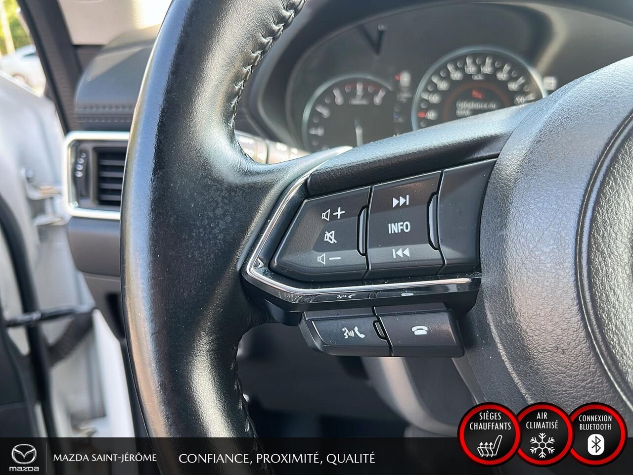 Mazda CX-5 GT | TOIT OUVRANT | CUIR | NAVIGATION | AWD | 2021 Blanc Saint-Jérôme - photo #14