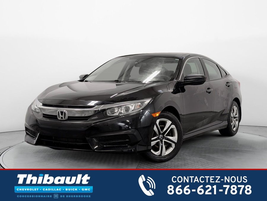 Honda CIVIC LX Automatique Cruise Control Sièges Chauffants 2018 Noir