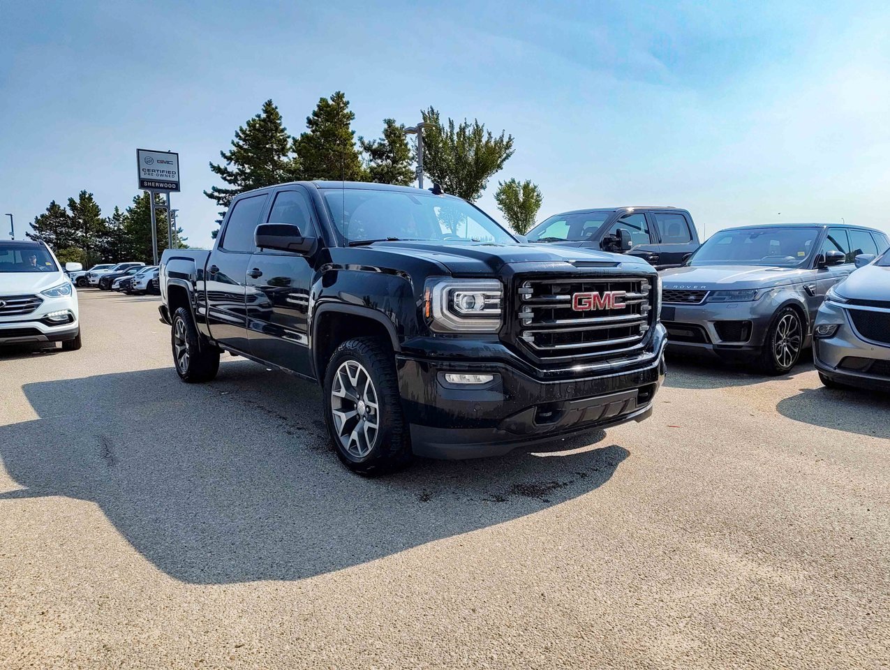 2016 GMC Sierra 1500 4WD Crew Cab 143.5 SLT Black Sherwood Park - photo #2