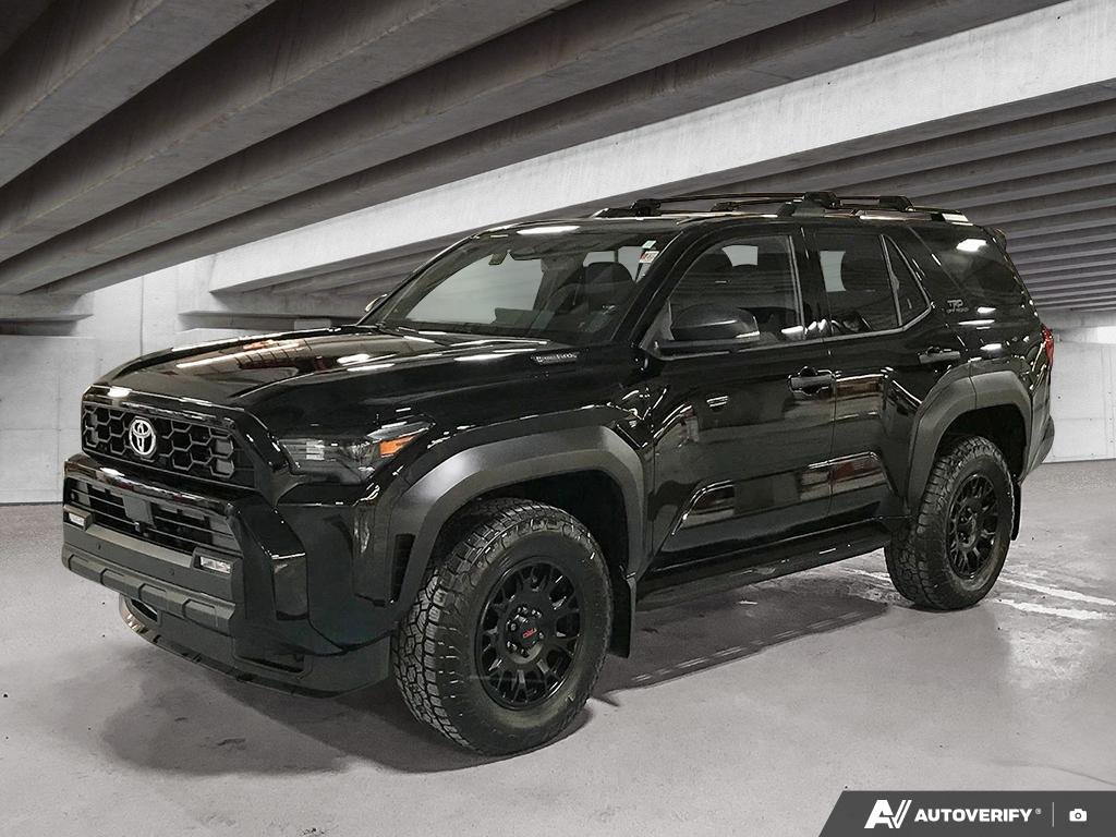 2025 Toyota 4Runner S2501069 | TRD Offroad Premium, Executive demo with under 2500km Black Edmonton - photo #0