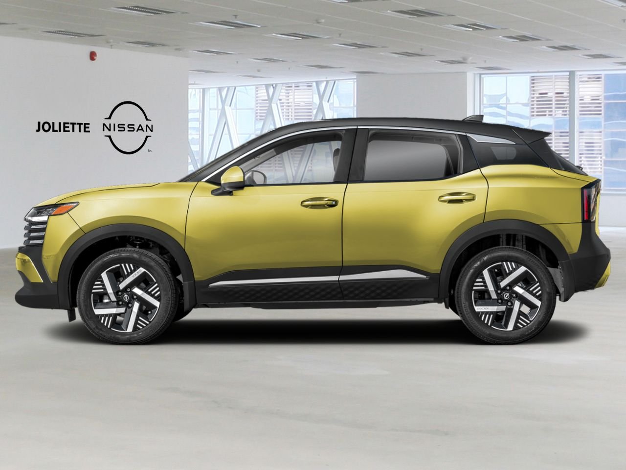 NISSAN Kicks 2026 Jaune yuzu métallisé/Noir intense Joliette - photo #2