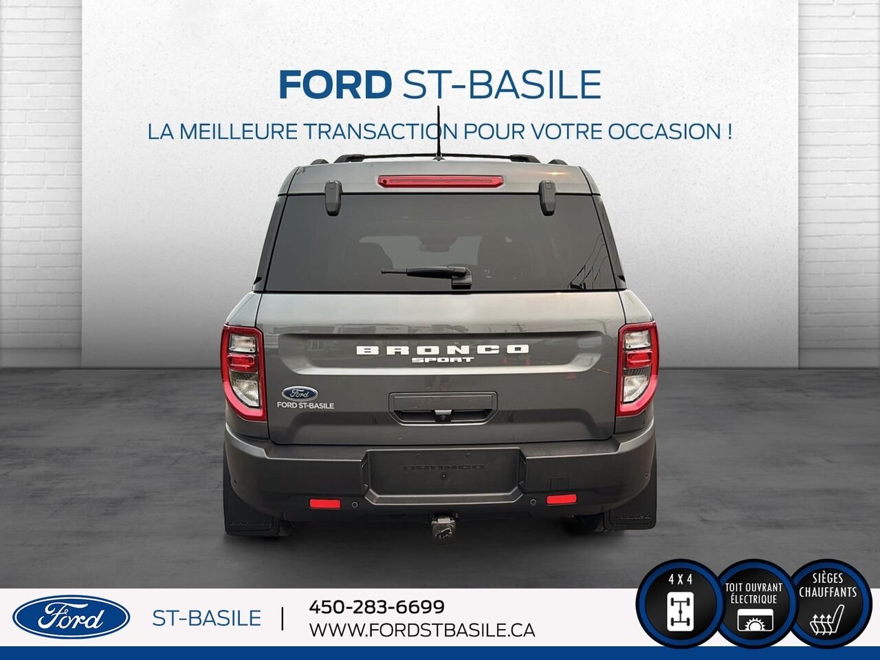 2021 Ford BRONCO Grey Saint-Basile-le-Grand - photo #6