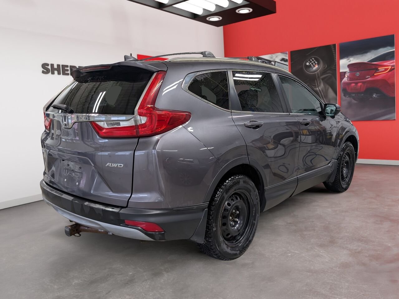 Honda CR-V EX/SIÈGES CHAUFFANTS/TOIT OUVRANT/AC BIZONE/CAMÉRA DE RECUL/BLUETOOTH 2017 Gris Sherbrooke - photo #3