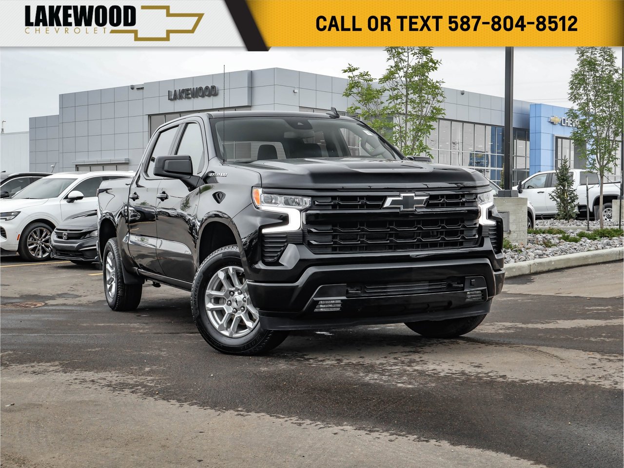 2024 Chevrolet Silverado 1500 4WD Crew Cab 147 RST Black Sherwood Park - photo #0