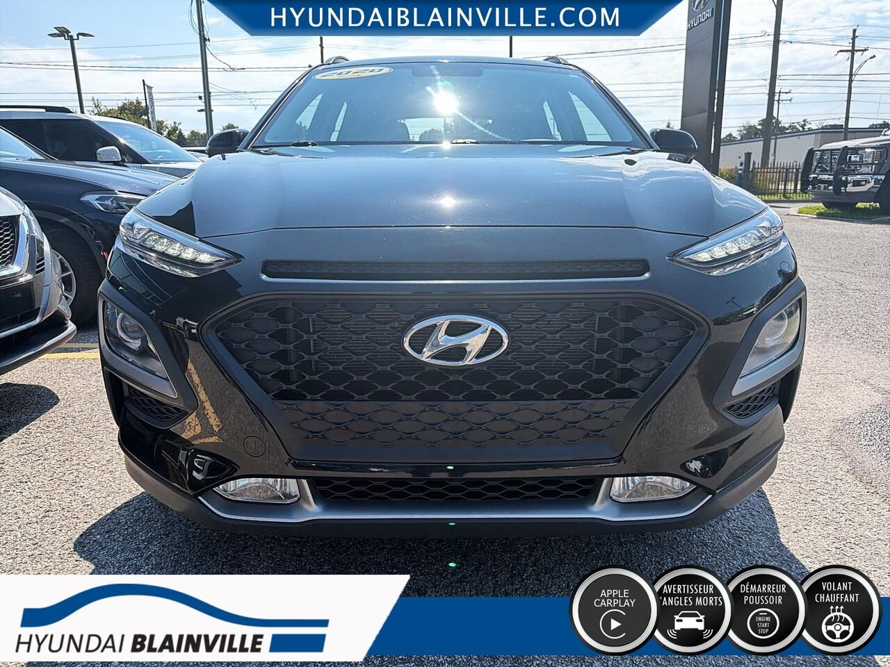 2020 Hyundai Kona Black Blainville - photo #1