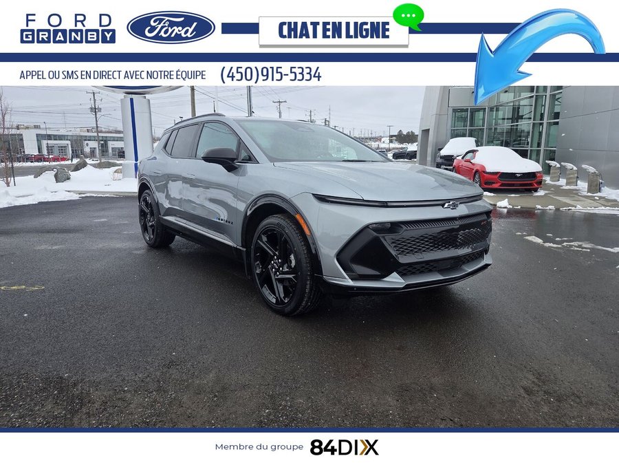 Chevrolet Equinox EV 2RS, Cuir, Mags 21po 2024 Gris