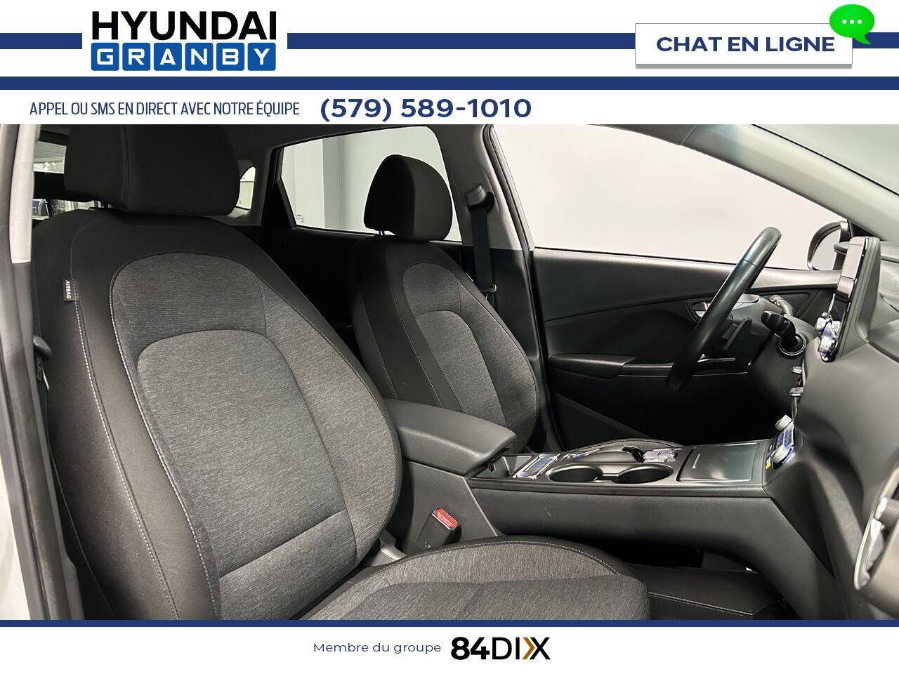 Hyundai Kona électrique 2023 Gris Granby - photo #24